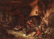 Anthony Van Dyck An Alchemist oil painting artist